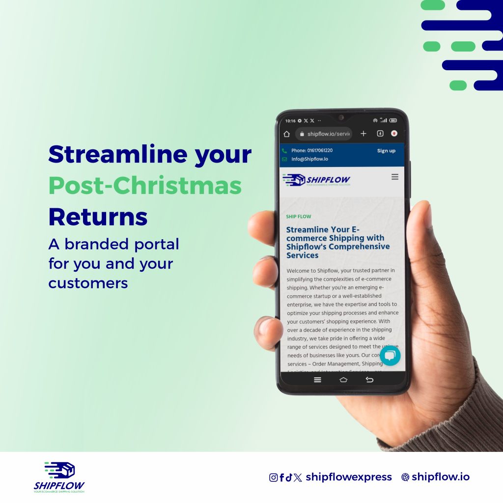 ShipFlow Express transforms post-Christmas returns into a breeze