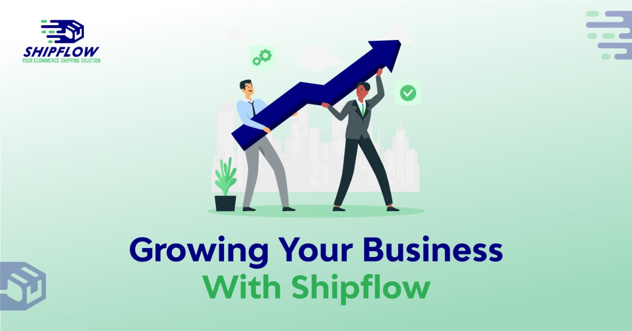 Illustration representing efficient shipping solutions for businesses